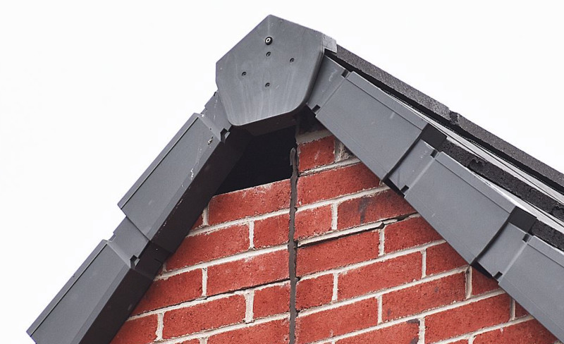 Other image for Brick work collapse leaves mum in a hole
